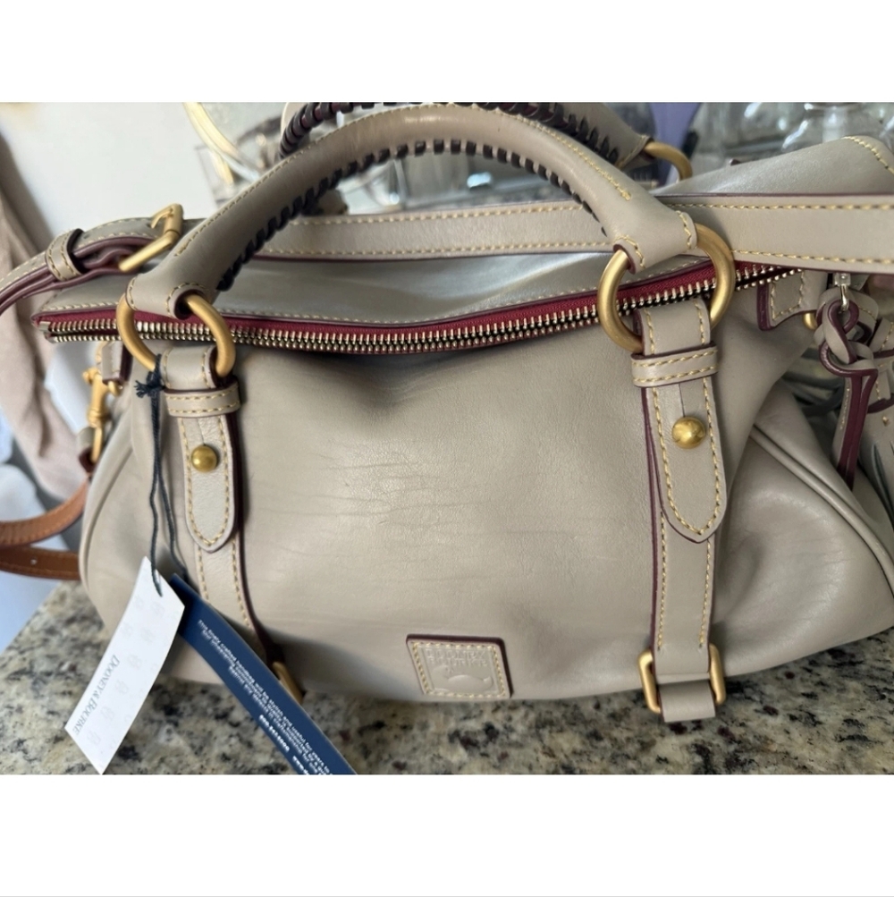 Dooney & Bourke Flotentine Light Taupe Satchel